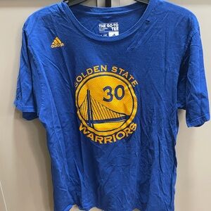 Golden State Warriors Blue T-Shirt Sz Large